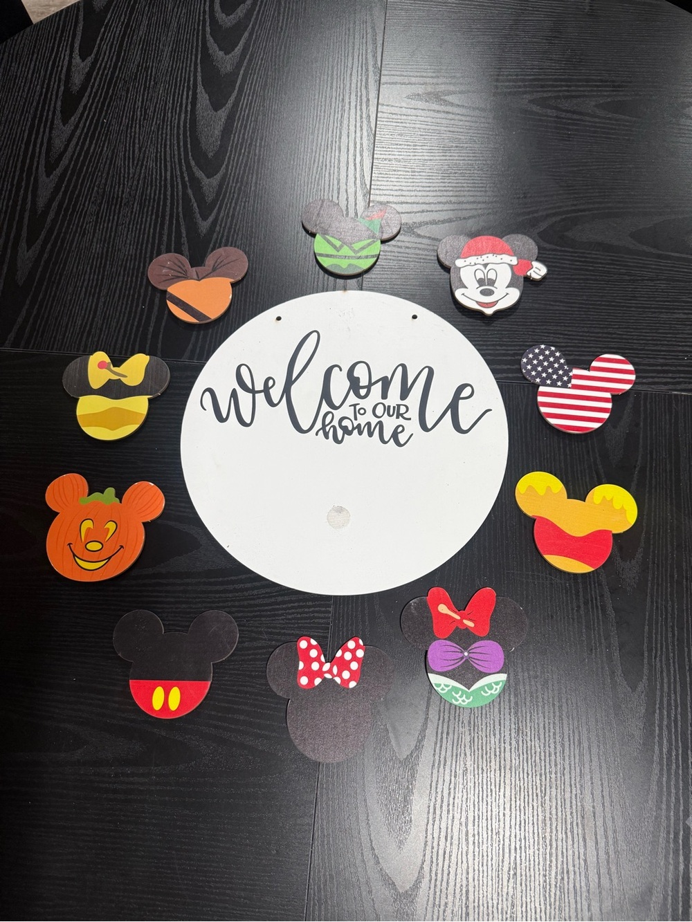 Welcome to Our Home - Decorative Mickey Ear Accent Set (Multicolor)